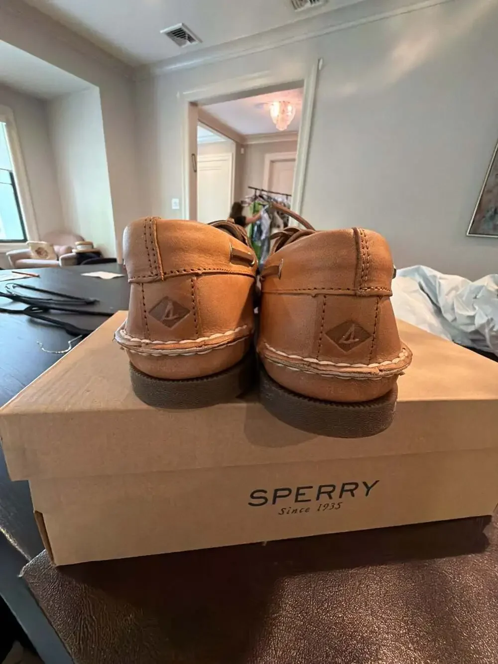 Sperry Authentic Original 2-Eye Boat Shoe in Sahara size 12 men’s NEW
